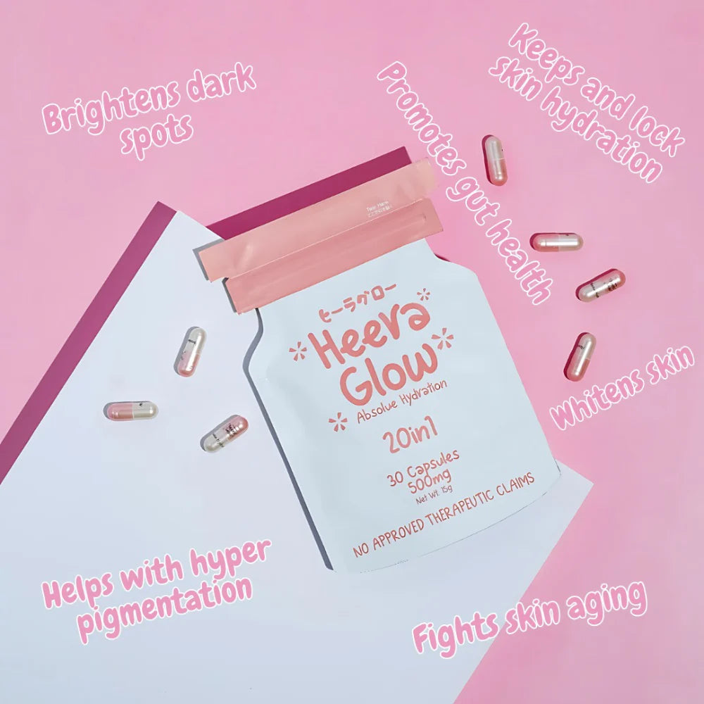 Heera Glow Absolue Hydration 20 In 1 Capsules -30 Capsules