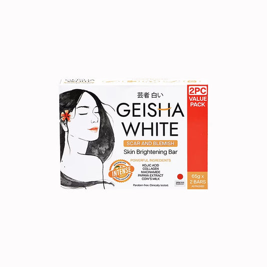 GEISHA WHITE
Geisha White Intense Bar 65g x 2