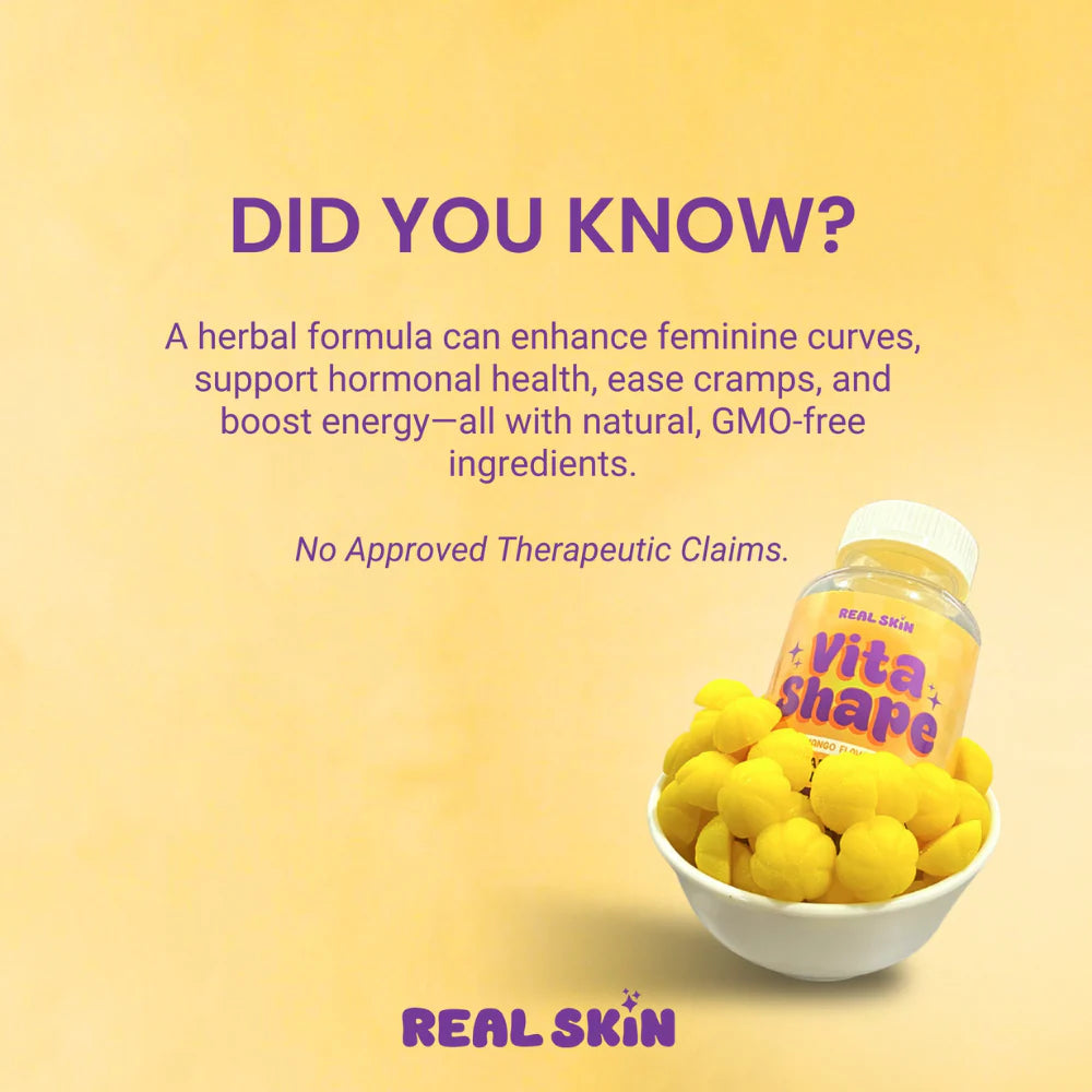 Real Skin Vita Shape Mango Flavor 60 Gummies