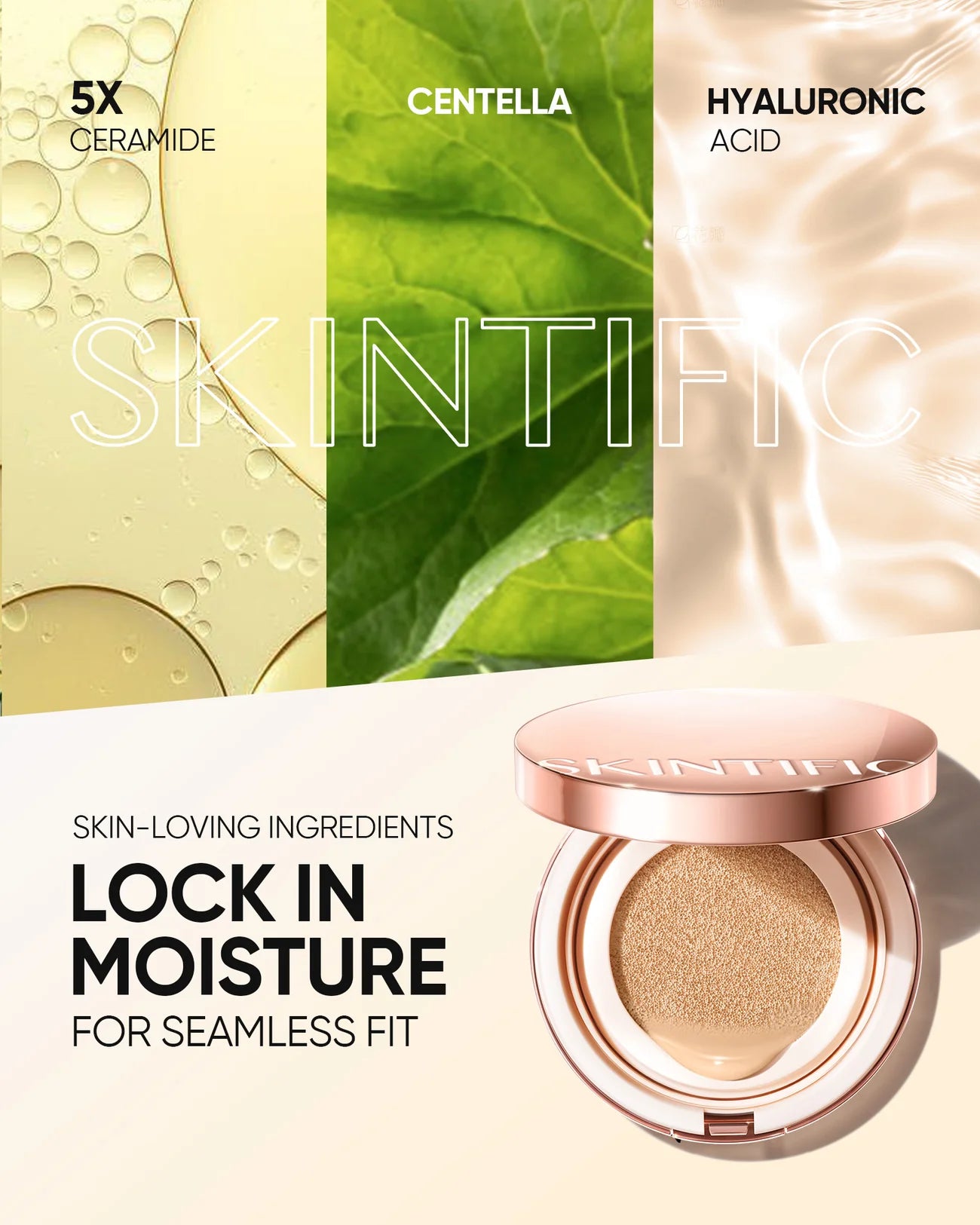 SKINTIFIC Cover All Perfect Cushion 24 Hours Long-Lasting