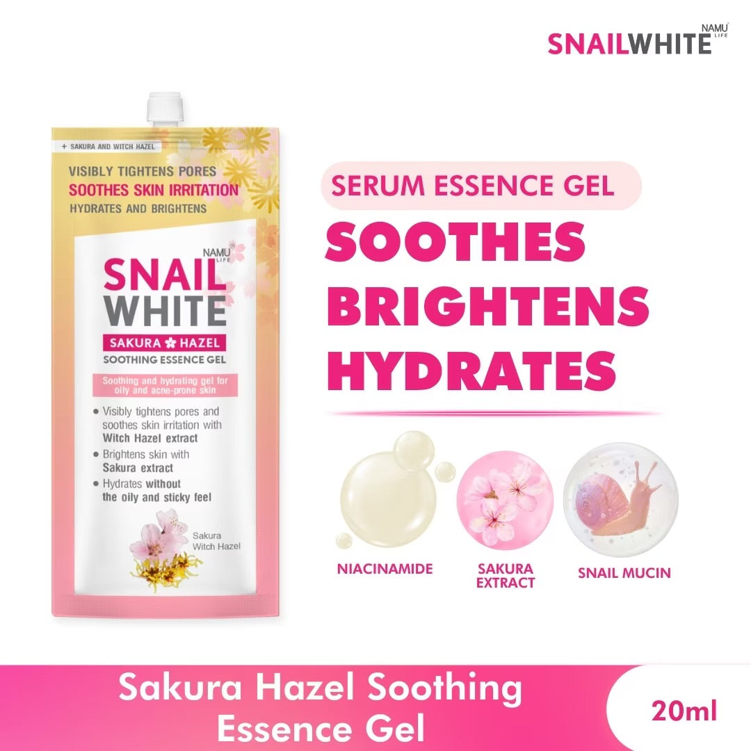 SNAILWHITE Sakura Hazel Soothing Essence Gel 20ml