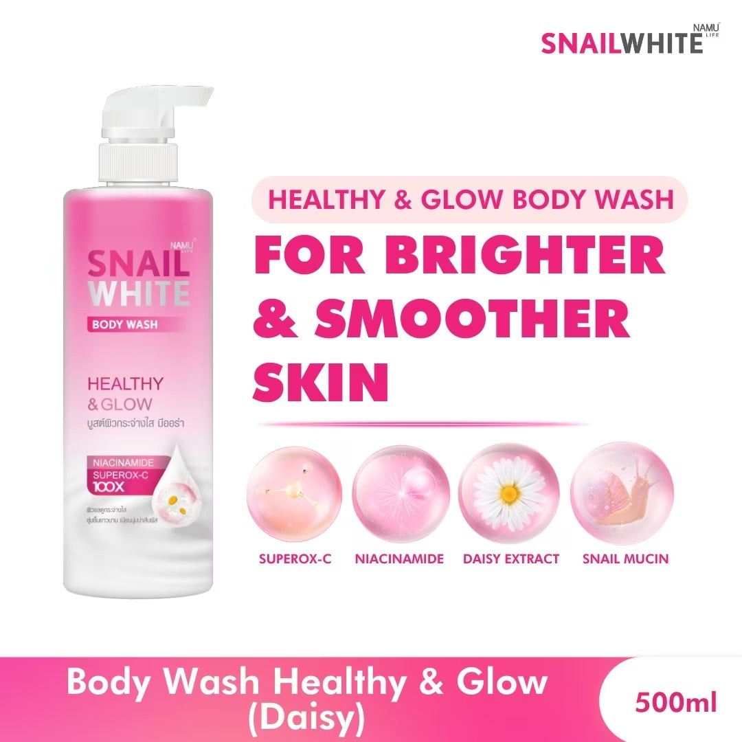 SNAILWHITE HEALTHY & GLOW BODY WASH 500ML
