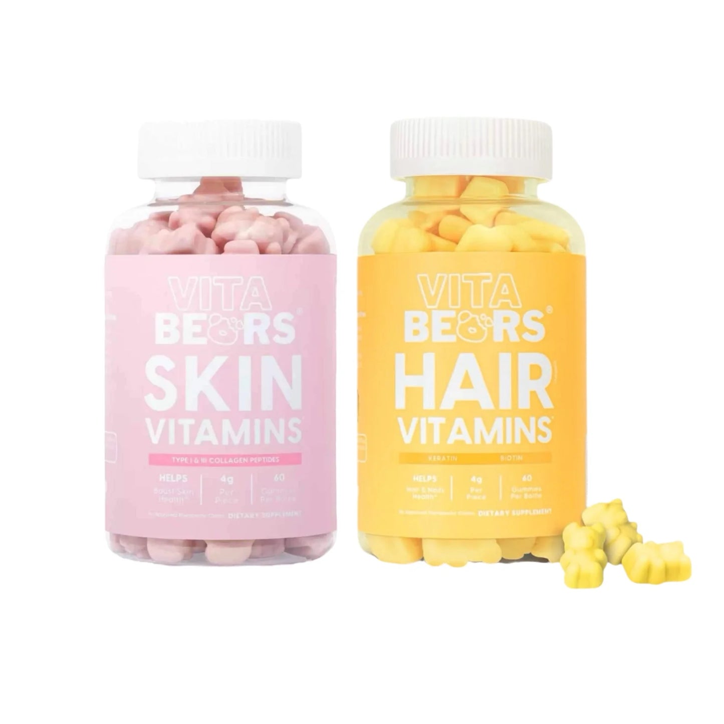 Vitabears Skin Vitamins 60 Gummies
