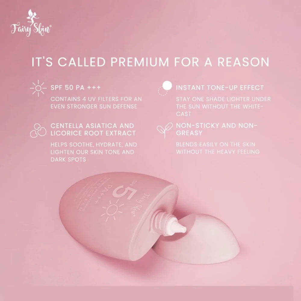 Fairy Skin Premium Brightening Sunscreen SPF 50 PA++++ 50g