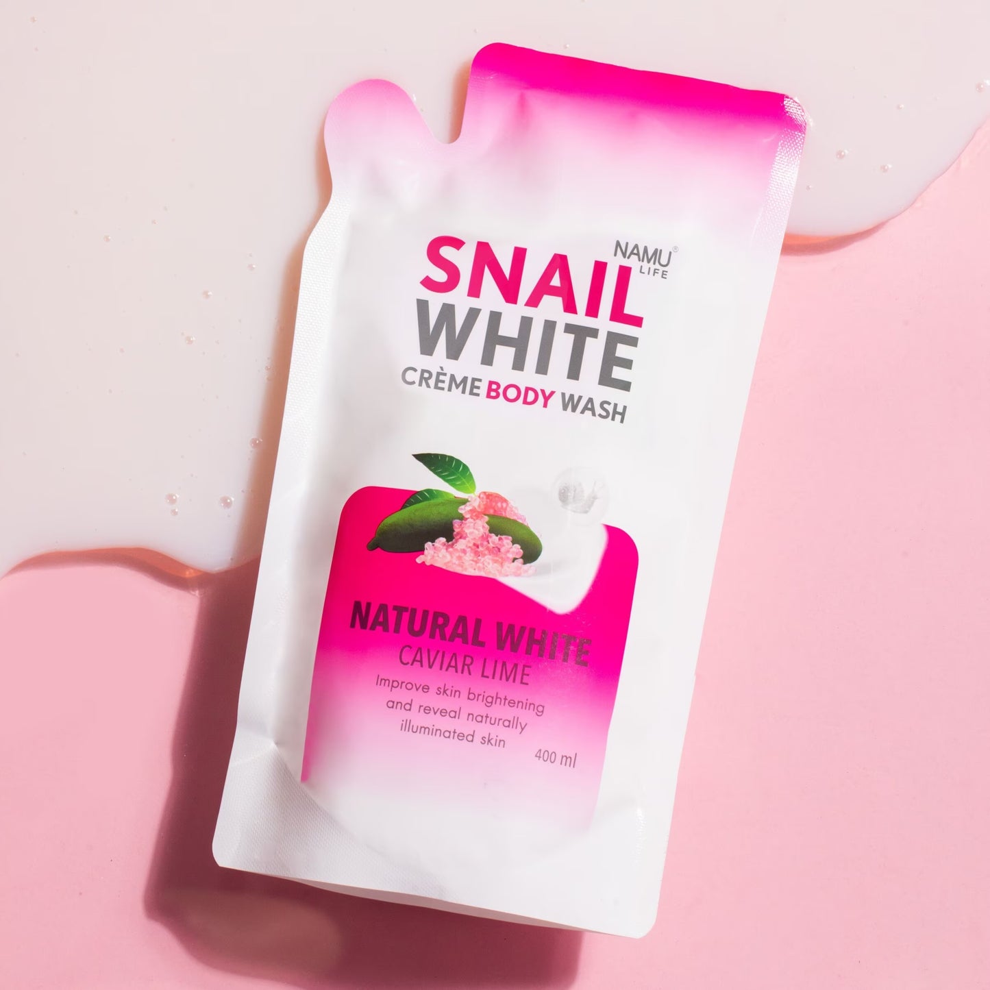 SNAILWHITE Creme Body Wash Natural White Refill 400mL
