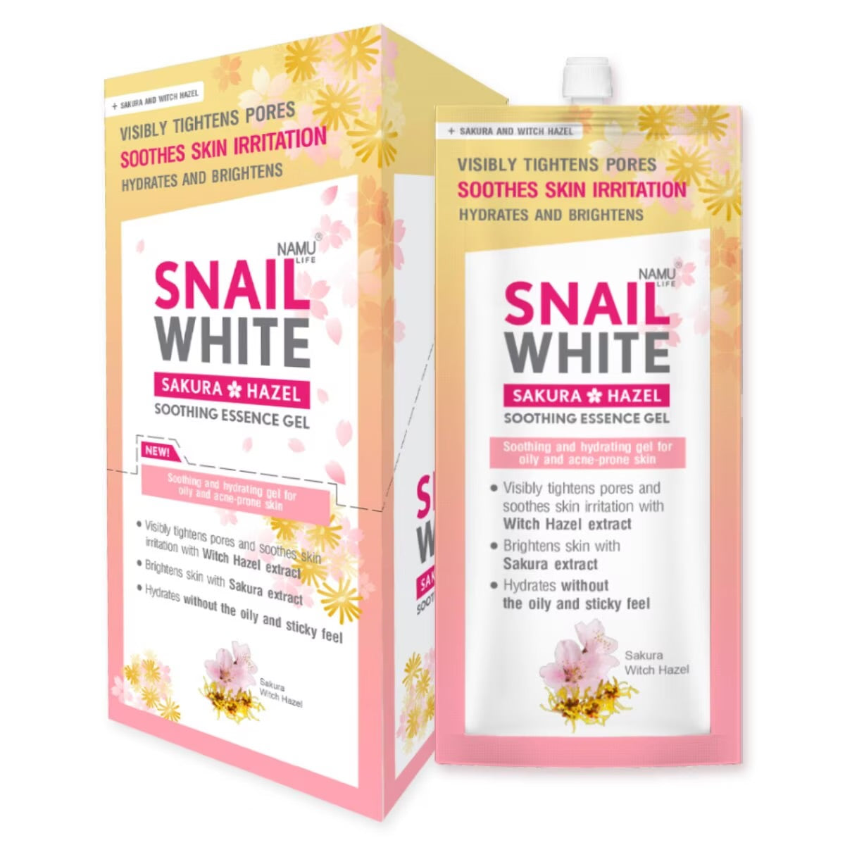 SNAILWHITE Sakura Hazel Soothing Essence Gel 20ml