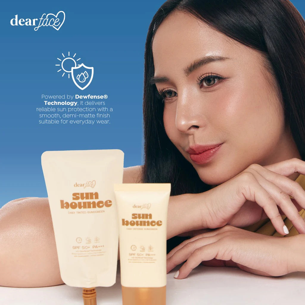 Dear Face Sunbounce Daily Tinted Sunscreen SPF 50+ PA+++ 50ml