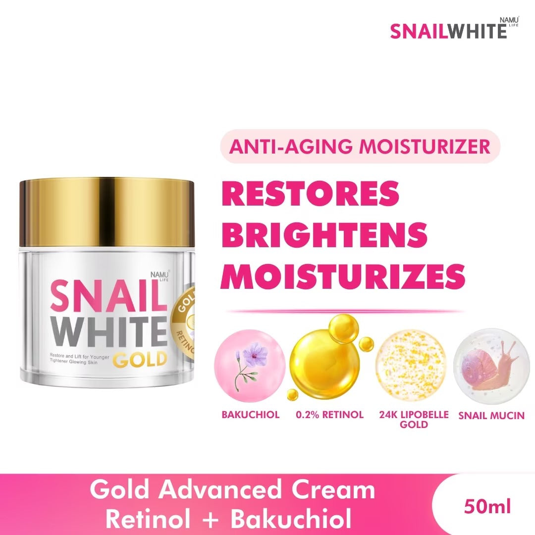 SNAILWHITE Gold Advanced Cream Retinol + Bakuchiol 50ml