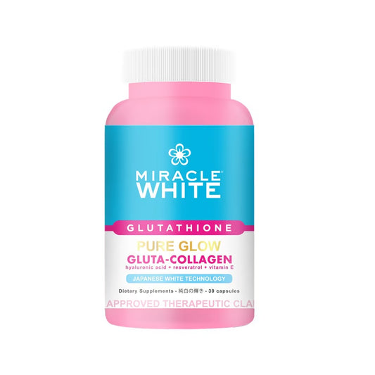 Miracle White, Gluthatione PURE GLOW 30Capsules