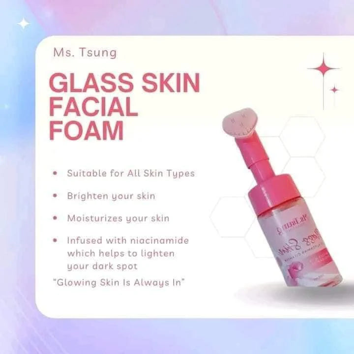 Ms Tsung Glass Skin Facial Foaming Cleanser