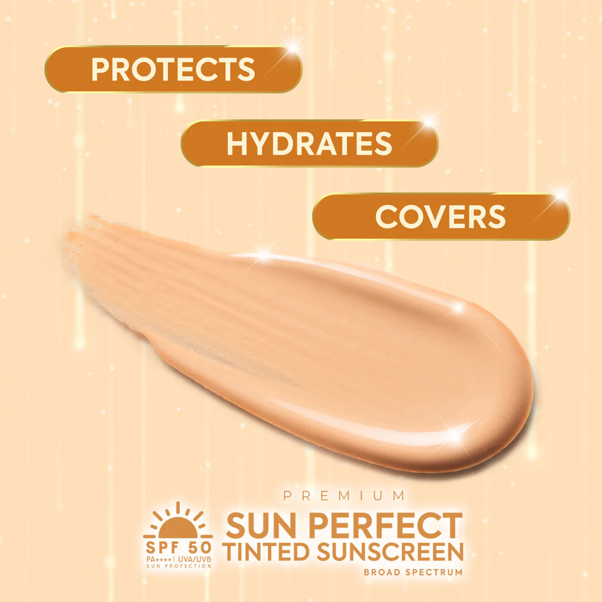 Beauty&U Hikari Premium Sun Perfect Tinted Sunscreen SPF 50 PA++++ 50ml