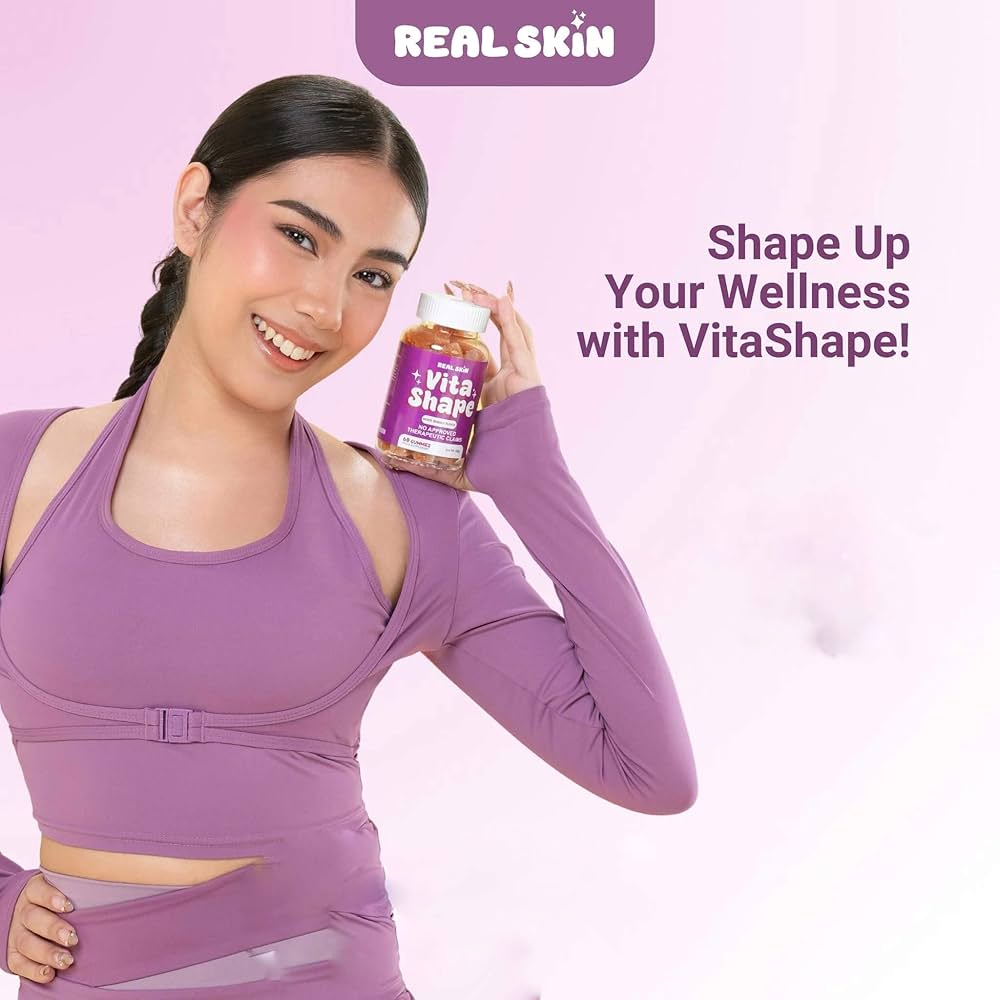 Real Skin Vita Shape Mixed Berries Flavor 60 Gummies