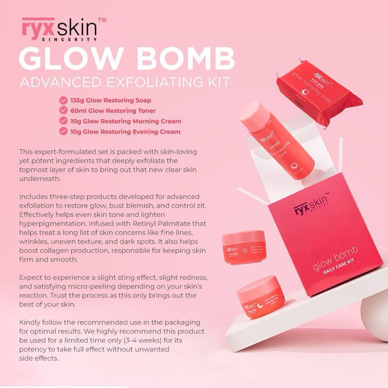 Ryx Skin Glow Bomb Daily Care Kit