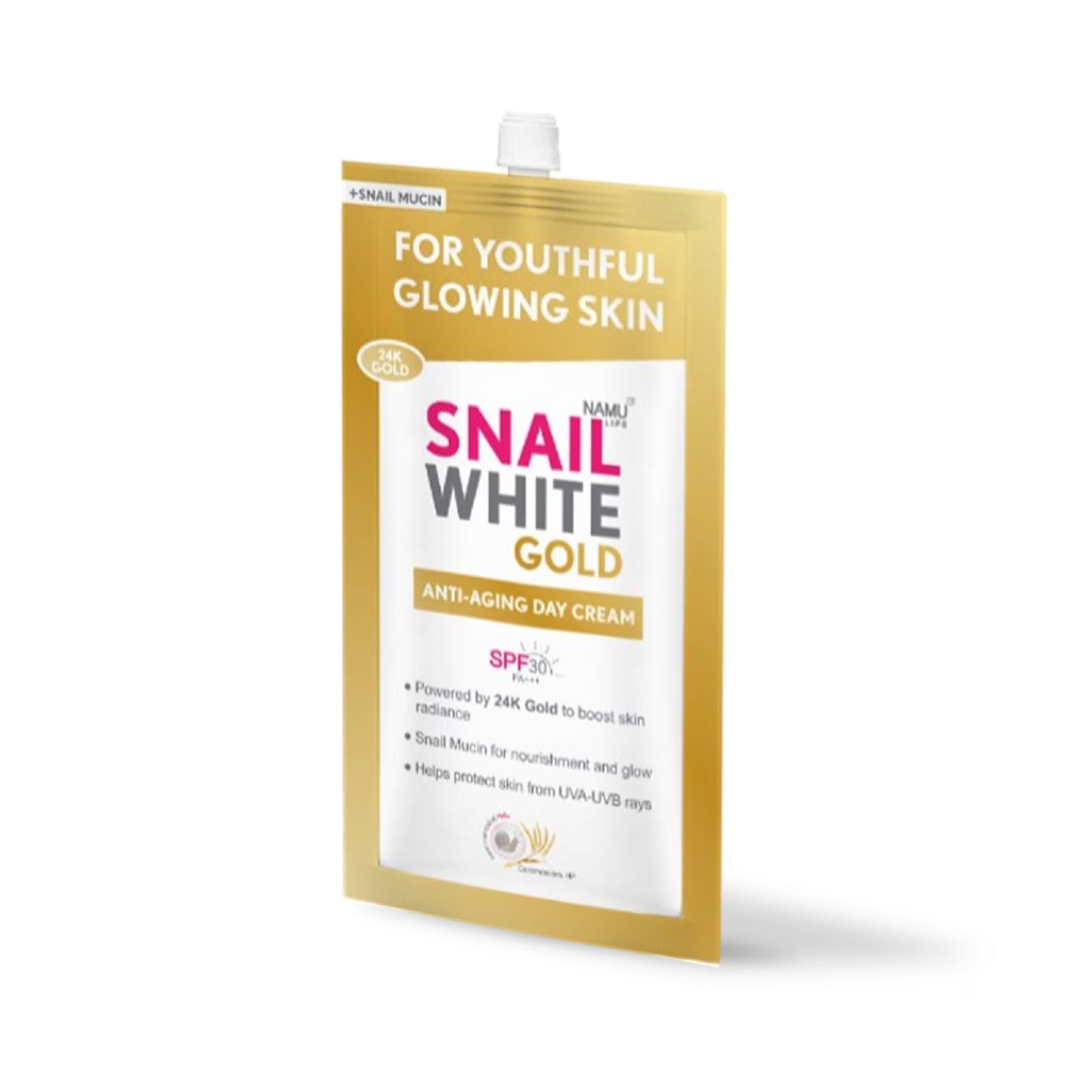 SNAILWHITE Gold Anti-Aging Day Cream SPF 30/PA+++ 7ml