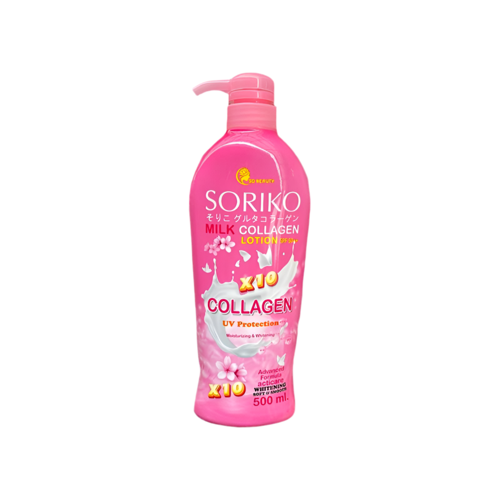 Soriko Milk Collagen Body Lotion with SPF 50 PA+++ (500ml)