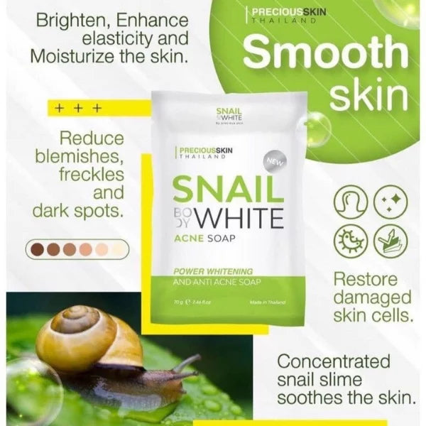 Precious skin snail body white acne