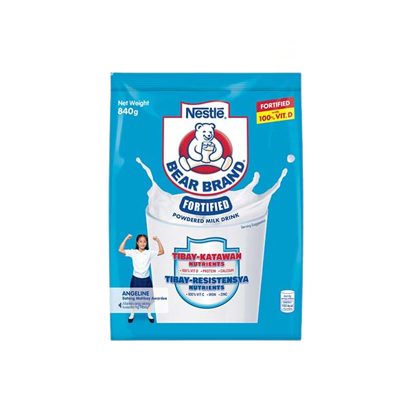 Bear Brand Fortified Powdered Milk 840g