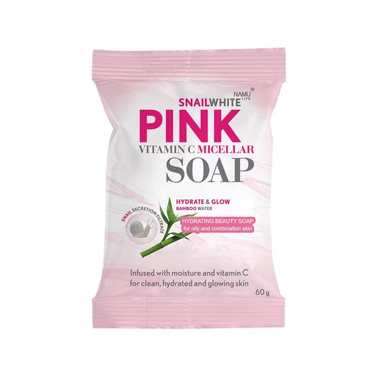 SNAIL WHITE Pink Vitamin C Micelar Soap