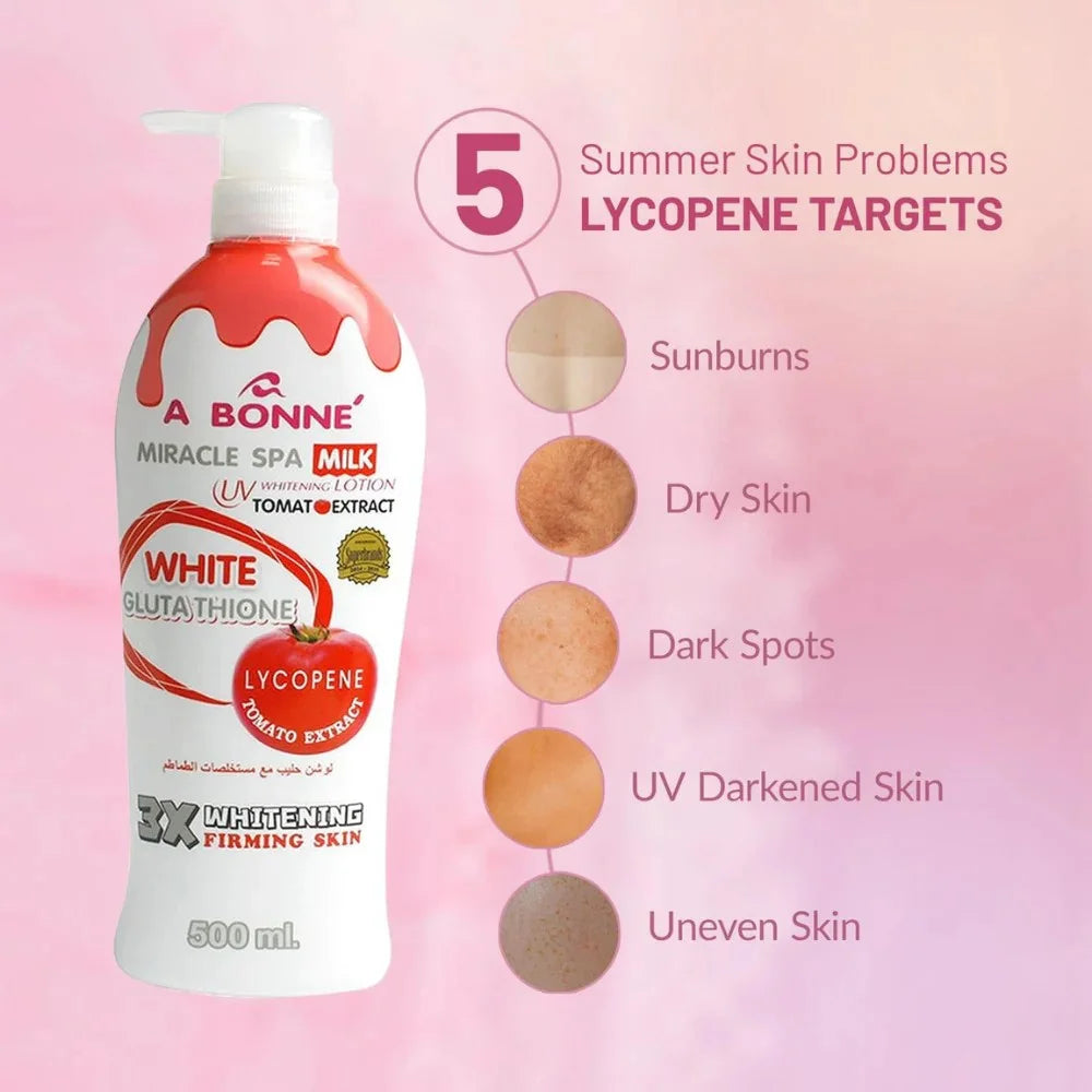 A Bonne Miracle Spa Milk Lotion With Tomato Extract 500ml