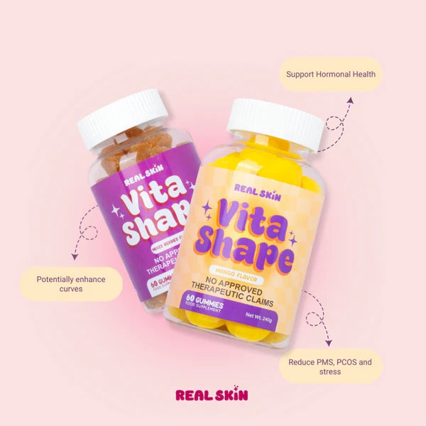 Real Skin Vita Shape Mixed Berries Flavor 60 Gummies