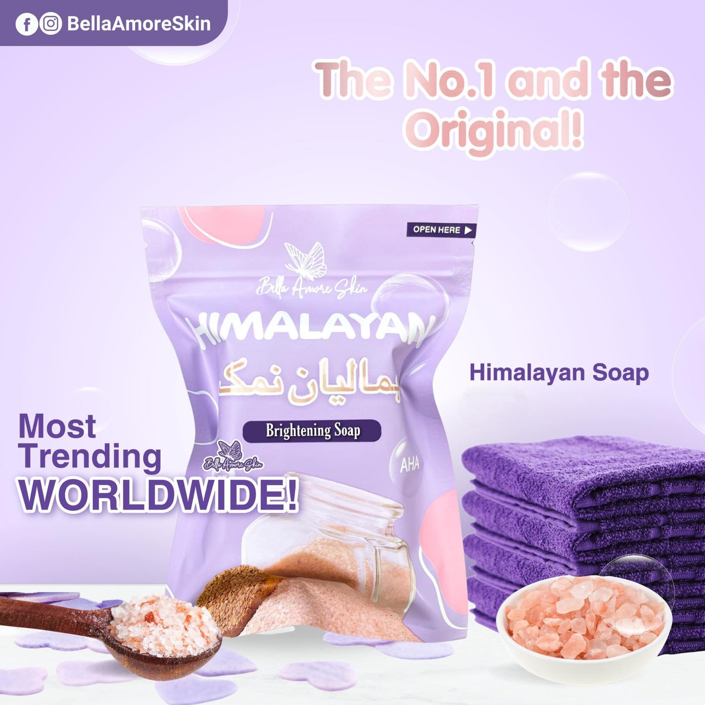 Bella Amore Skin Himalayan Brightening Soap