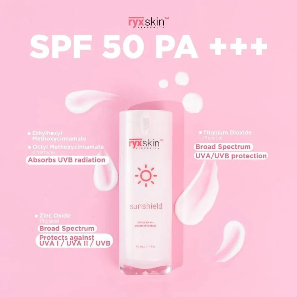Ryxskin Sunshield SPF 50 PA+++