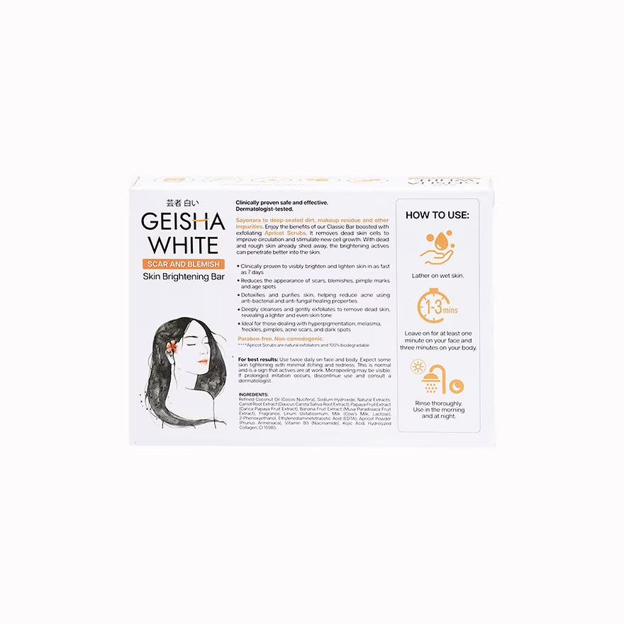 GEISHA WHITE
Geisha White Intense Bar 65g x 2