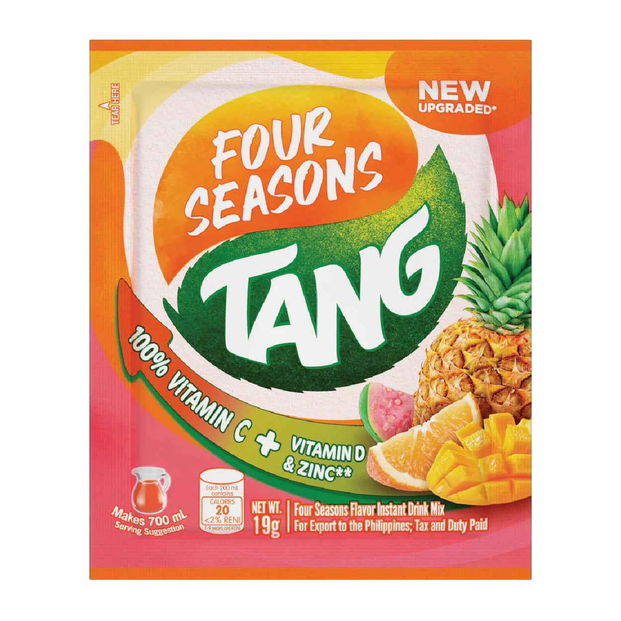 Tang Powdered Juice Drink Four Seasons 12x25g