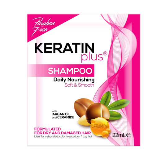 KERATIN PLUS
Shampoo Daily Nourishing 22ML 12S
