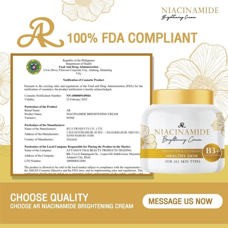 AR Niacinamide Brightening Cream