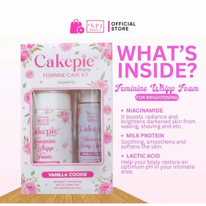 PSPH Beauty Cakepie Feminine Care Kit Vanilla Cookie