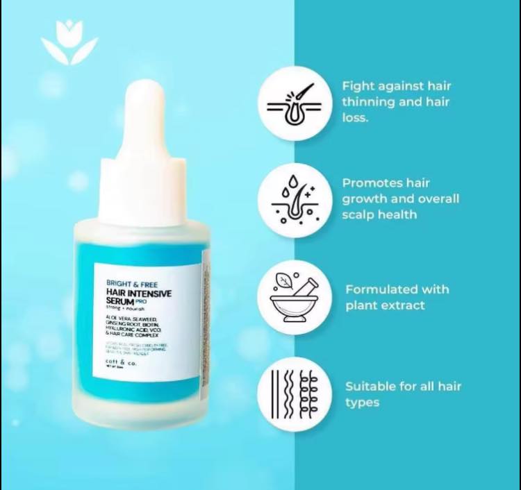 Catt & Co Bright & Free Hair Intensive Serum 30ml