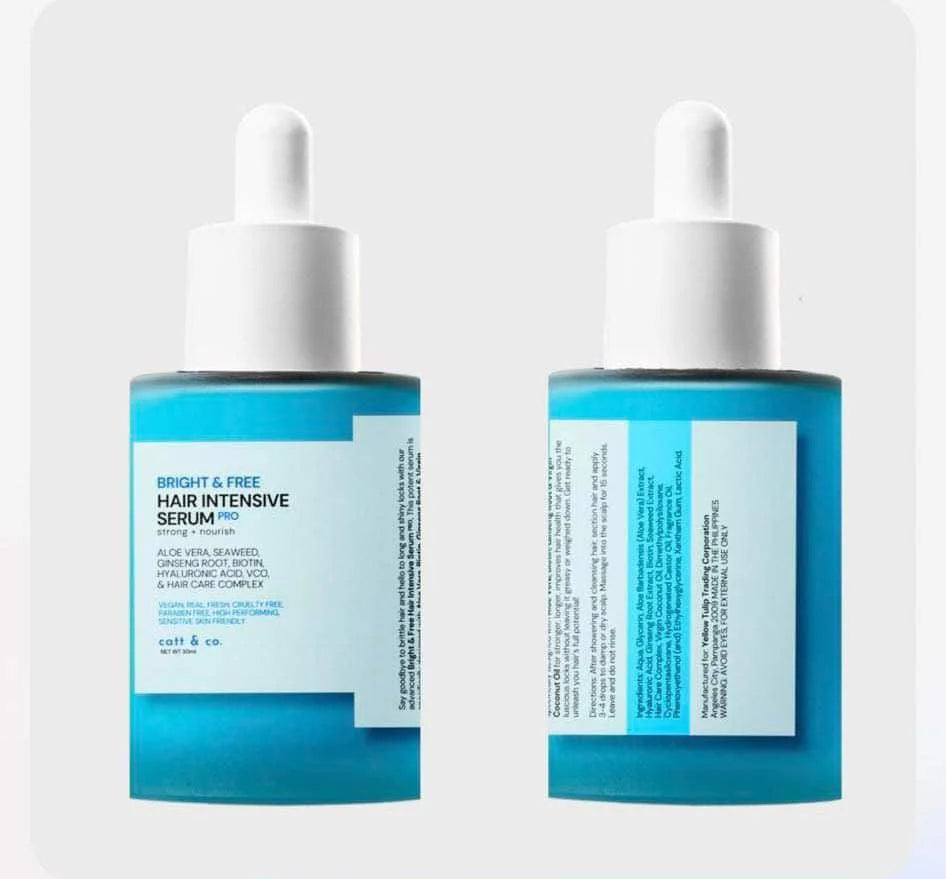 Catt & Co Bright & Free Hair Intensive Serum 30ml