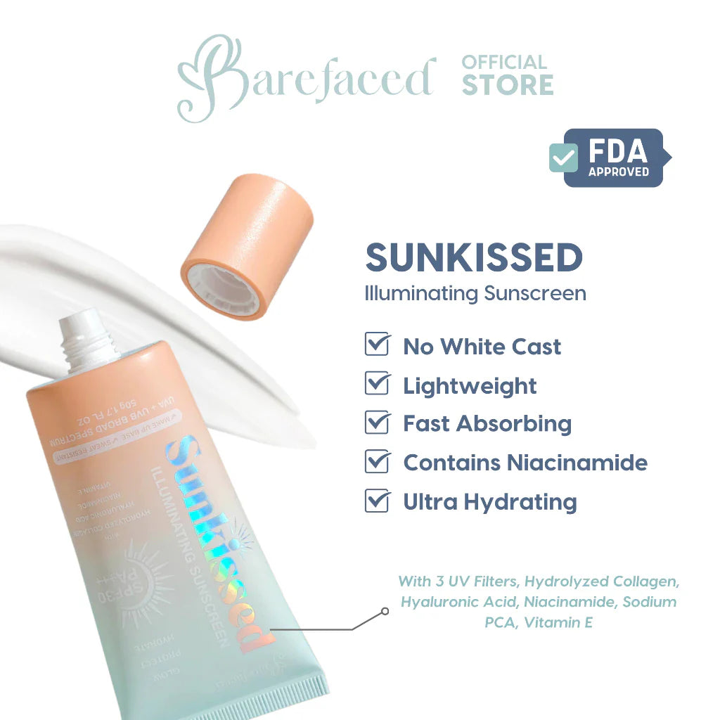 Barefaced Sunkissed Illuminating Sunscreen SPF50+ PA+++