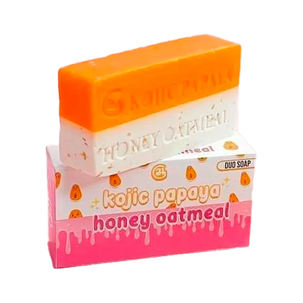 G21 Kojic Papaya Honey Oatmeal Duo Soap 150g