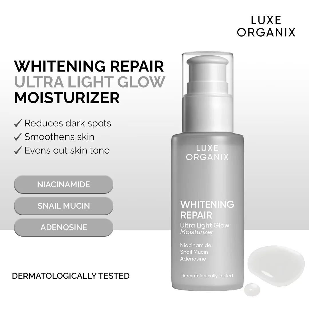 Luxe Organix Whitening Repair Ultra Light Glow Moisturizer