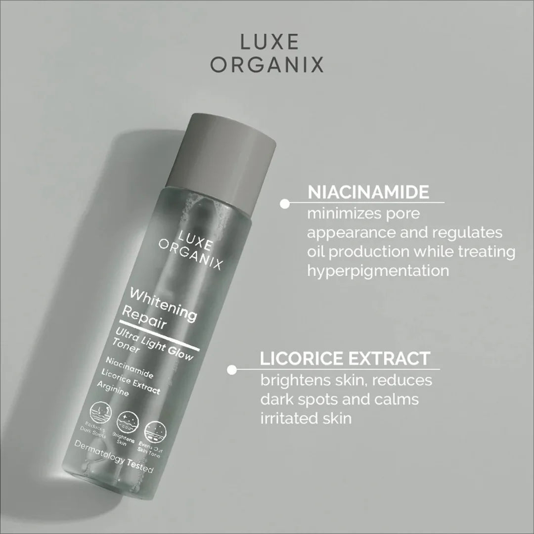 Luxe Organix Whitening Repair Ultra Light Glow Toner