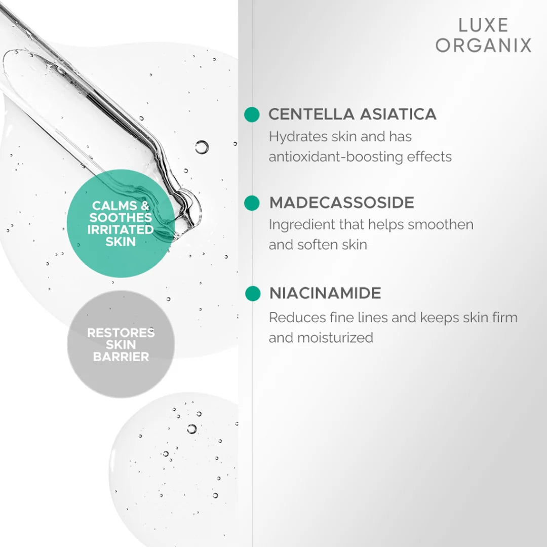 Luxe Organix Cica Rescue Gentle Brightening Serum