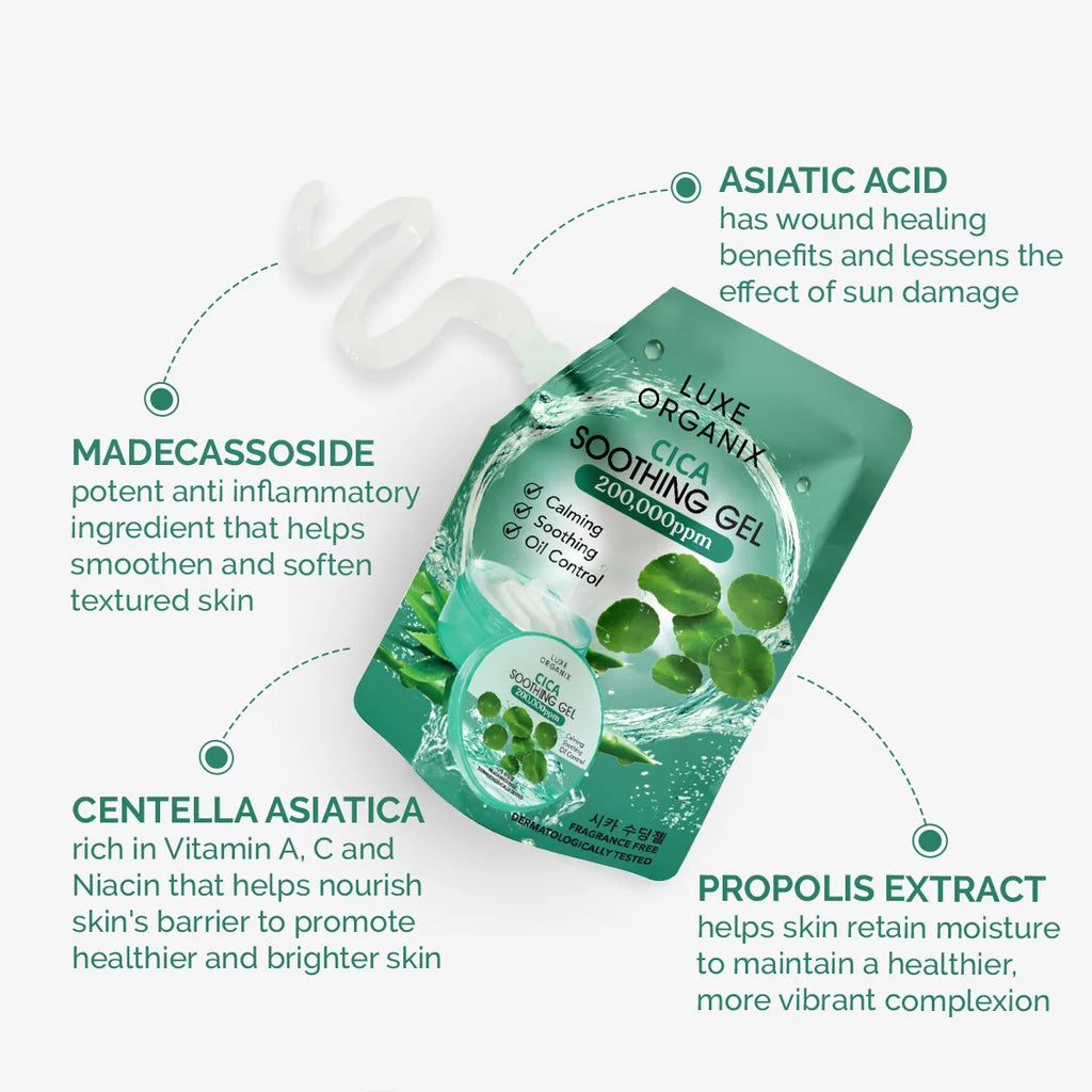 Luxe Organix Cica Soothing Gel 100ml