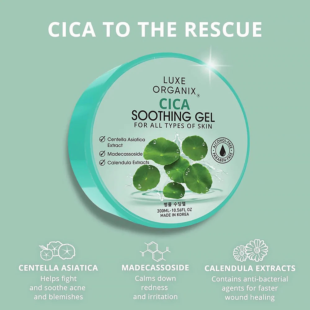 Luxe Organix Cica Soothing Gel 300ml