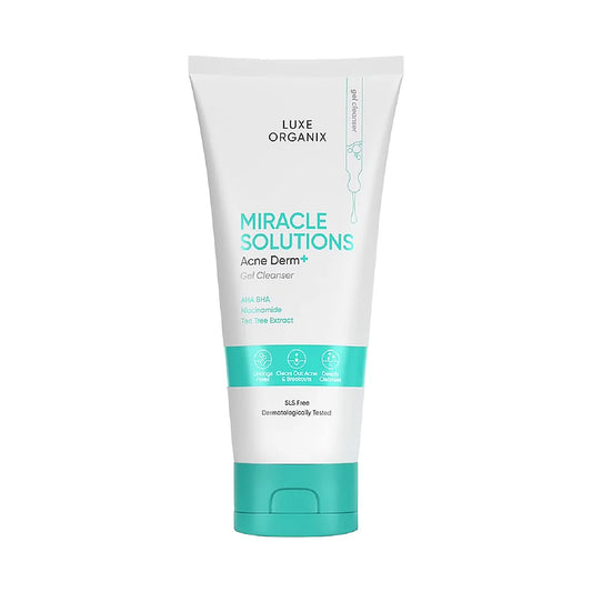 Luxe Organix Miracle Solutions Acne Derm+ Gel Cleanser