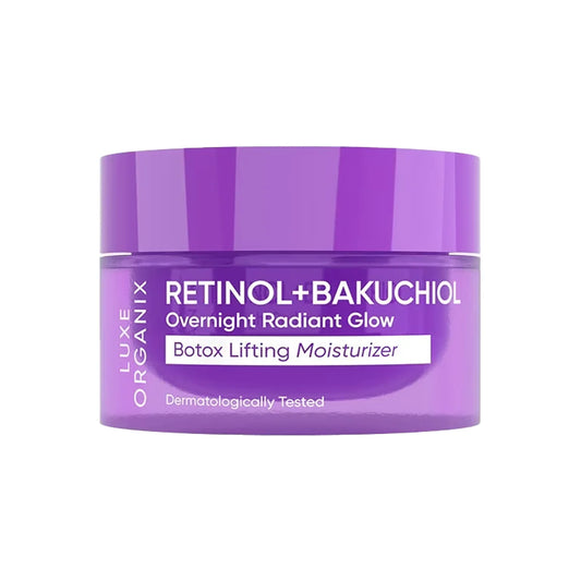 Luxe Organix Retinol + Bakuchiol Overnight Radiant Glow Botox Lifting Moisturizer