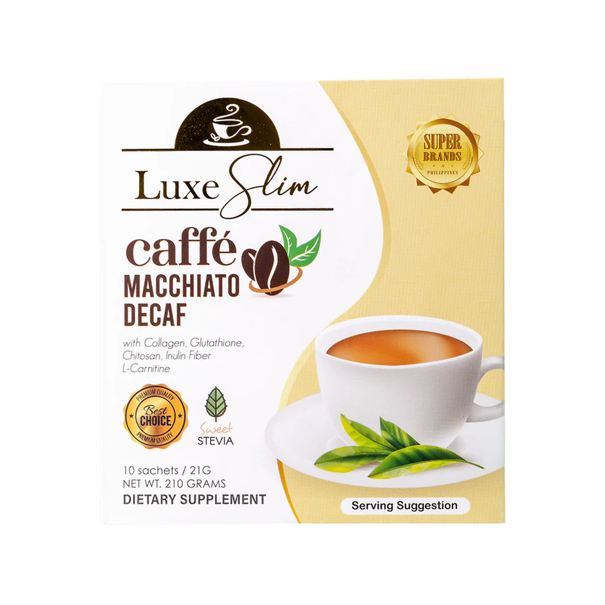 Luxe Slim Caffe Macchiato Decaf