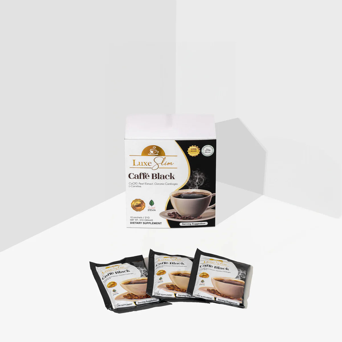 Luxe Slim Caffe Black