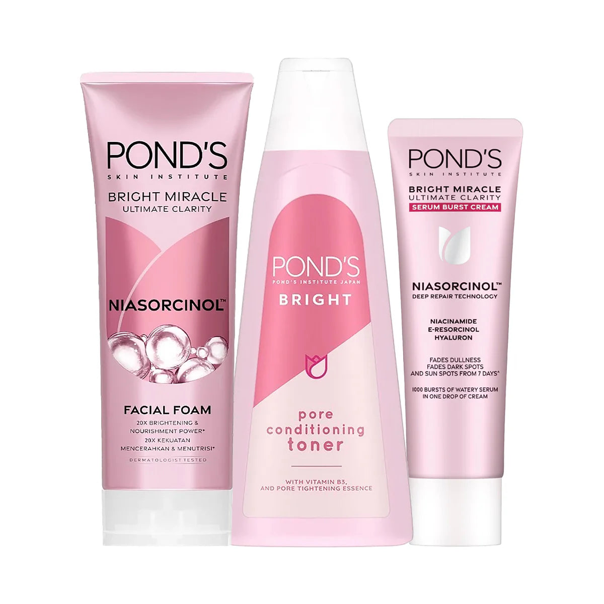 POND’S Ultimate Clarity Brightening Trio Bundle