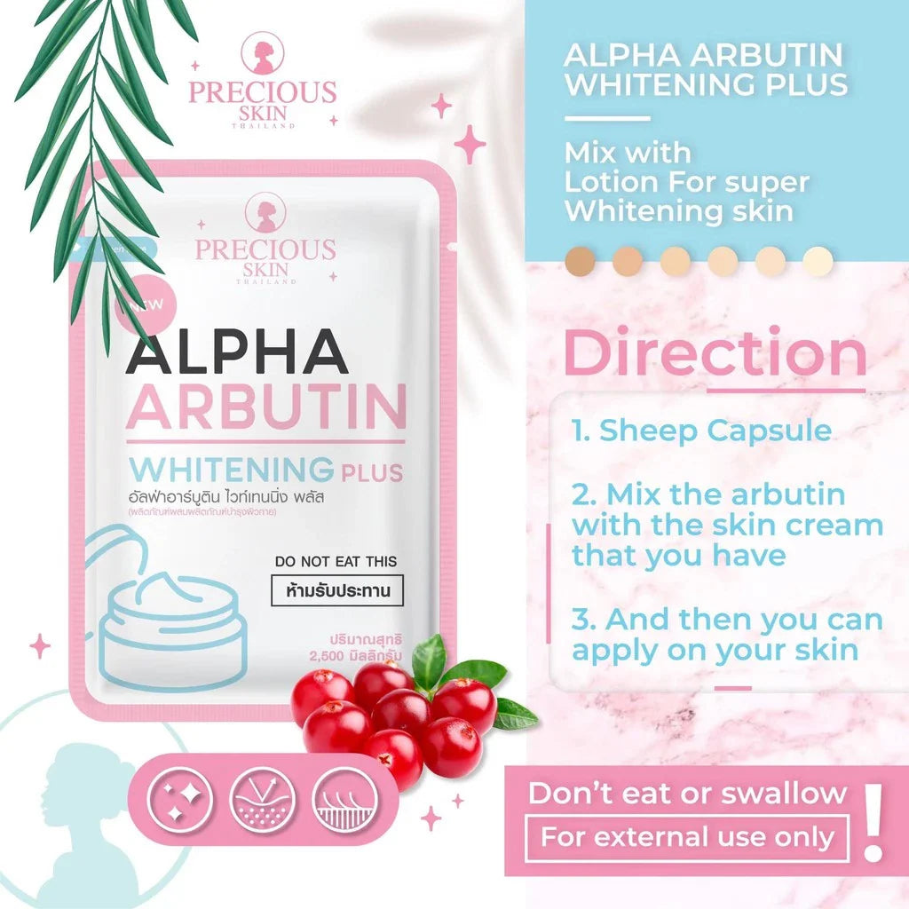 Precious Skin Alpha Arbutin 3 Plus Collagen Whitening Capsule