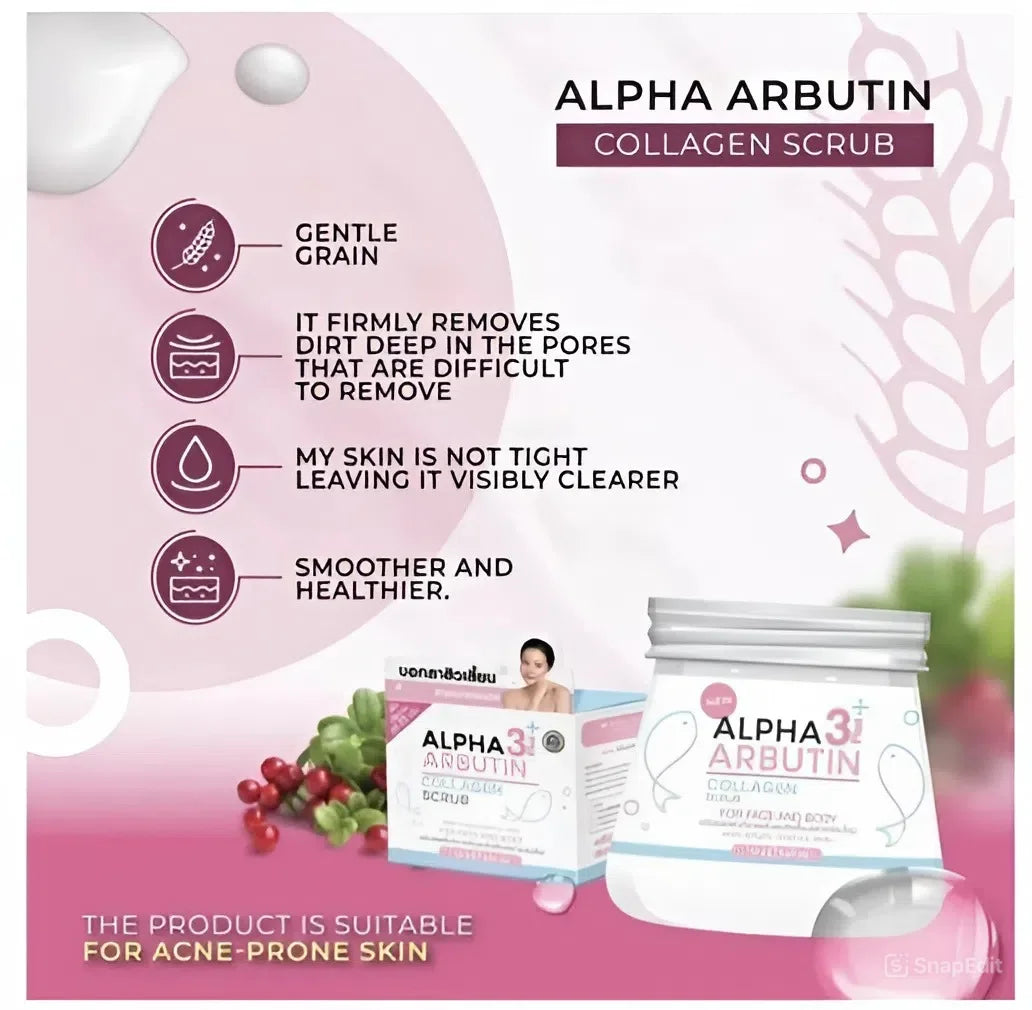 Precious Skin Alpha Arbutin Scrub