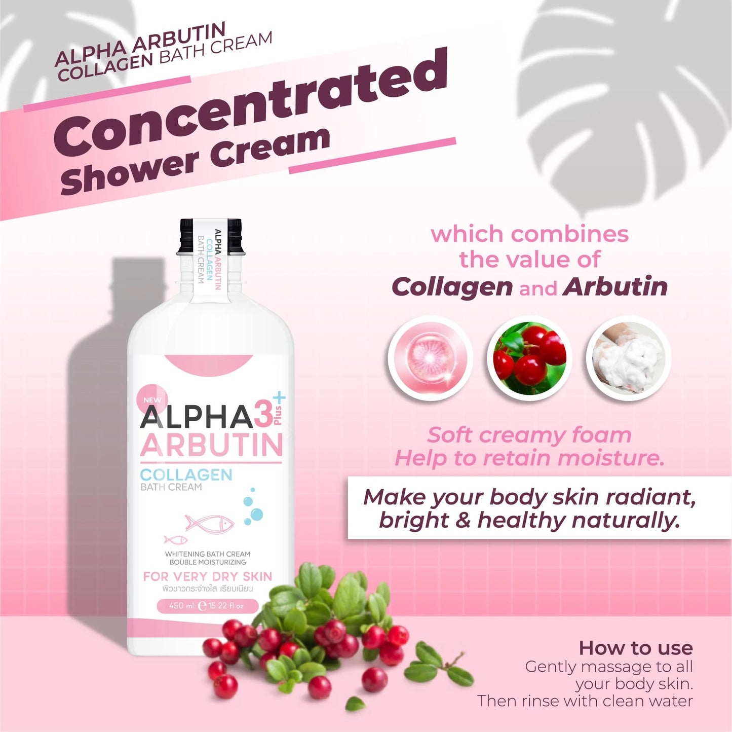 Precious Skin Alpha Arbutin Collagen Bath Cream