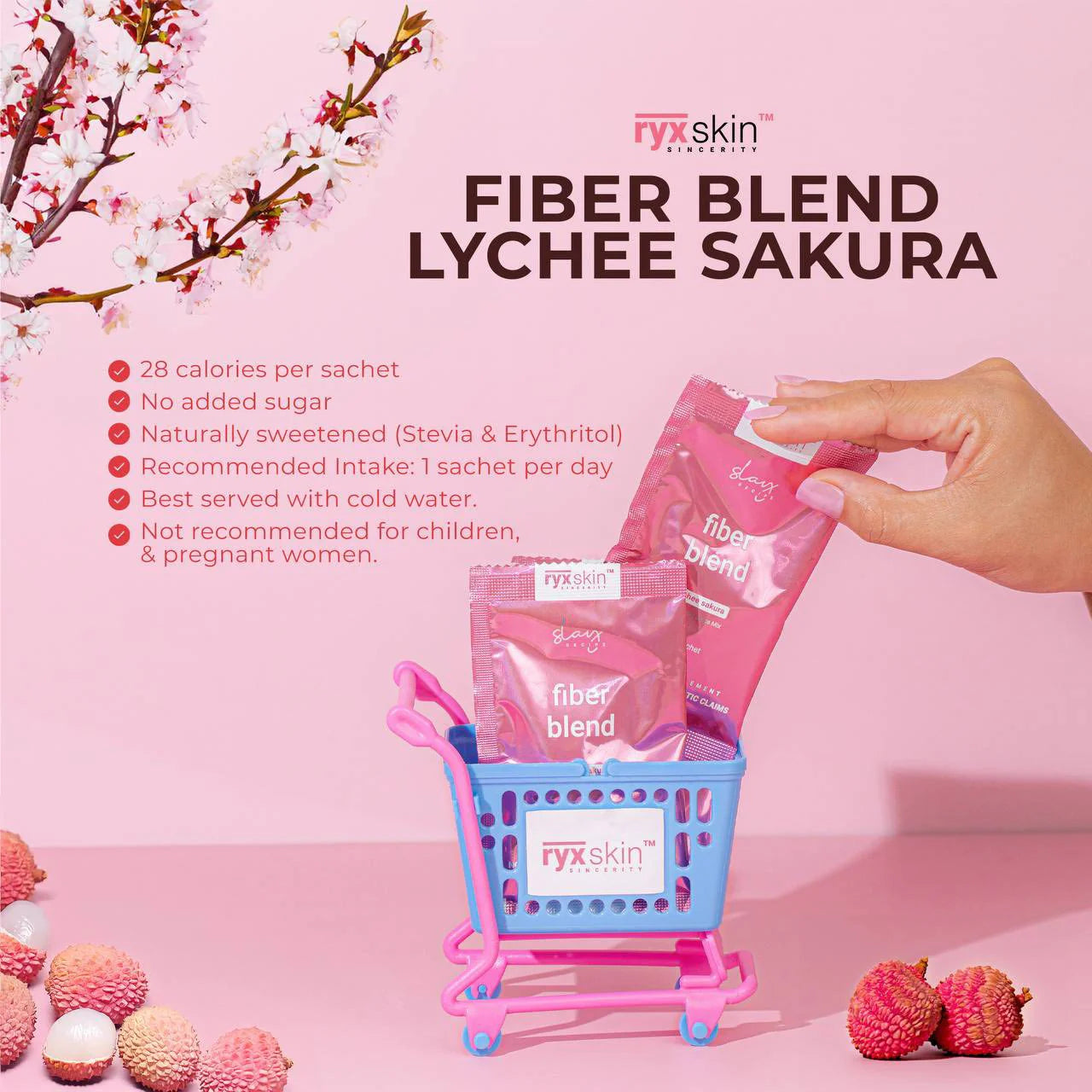 Ryx Skin Fiber Blend Lychee Sakura