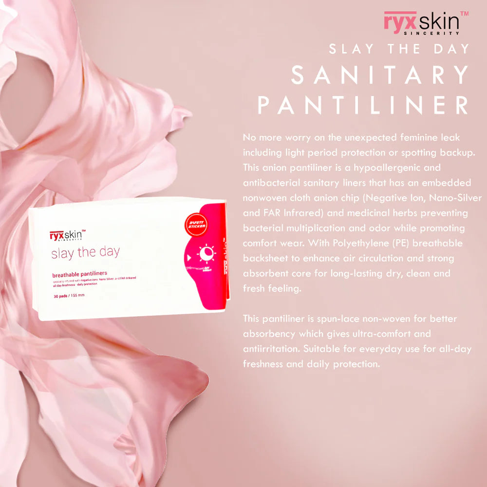 Ryx Skin Slay The Day Breathable Pantiliners